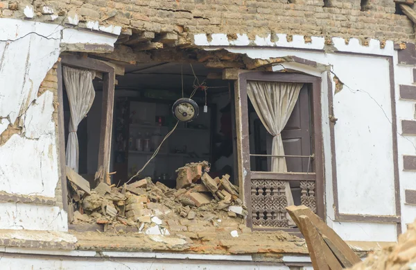 Nepal earthquake in Kathmandu — Stock Photo, Image