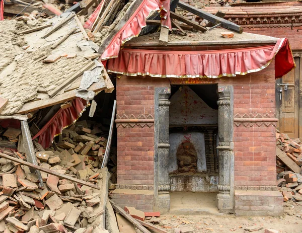 Nepál zemětřesení v Káthmándú — Stock fotografie