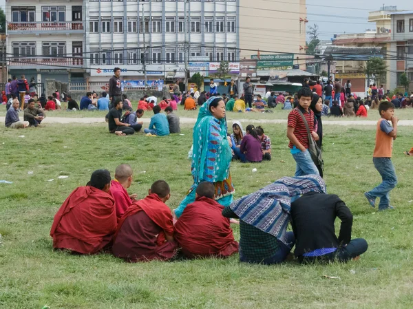 Nepál földrengés Katmandu/Káthmándú — Stock Fotó