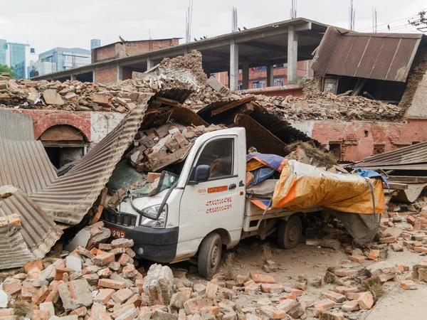 Σεισμός Νεπάλ στο Κατμαντού — Φωτογραφία Αρχείου