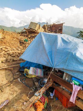 Deprem sonrası kot Danda Köyü