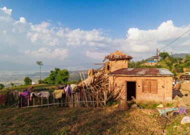 Deprem sonrası kot Danda Köyü