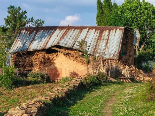 Kot danda Dorf nach Erdbeben — Stockfoto