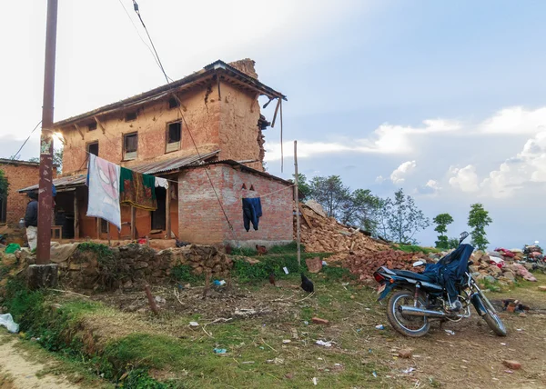 Kot Danda villaggio dopo il terremoto — Foto Stock