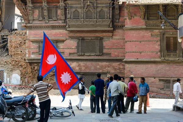 Terremotos de Nepal — Foto de Stock