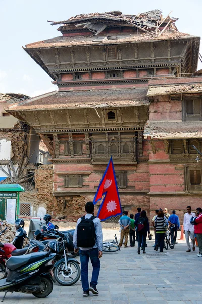 Terremotos de Nepal — Foto de Stock