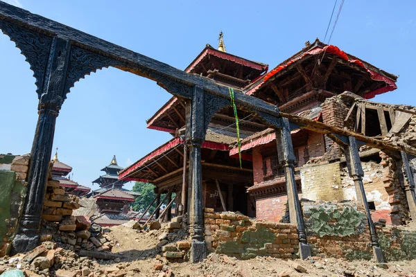 Terremotos de Nepal — Foto de Stock