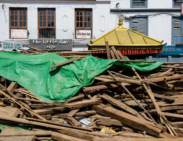 Nepal aardbevingen — Stockfoto