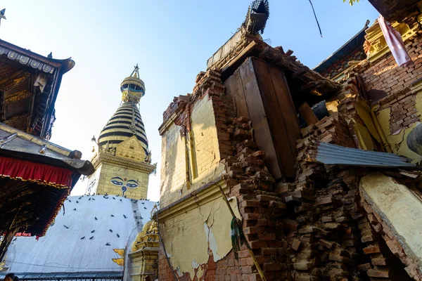 Terremotos de Nepal — Foto de Stock