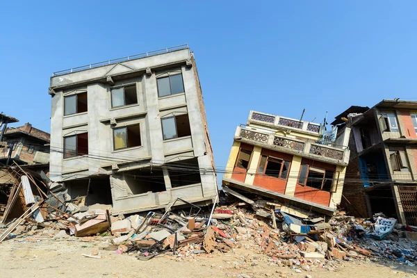 Terremotos de Nepal — Foto de Stock