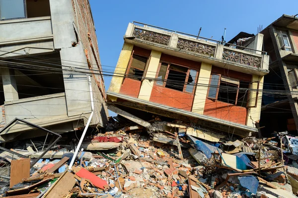 Nepal jordbävningar — Stockfoto