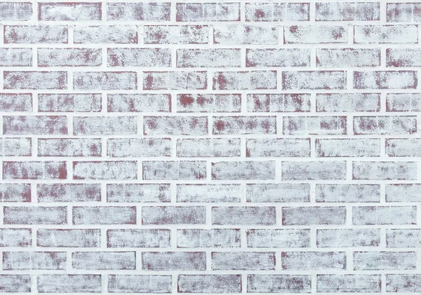 Muro di mattoni imbiancati — Foto Stock