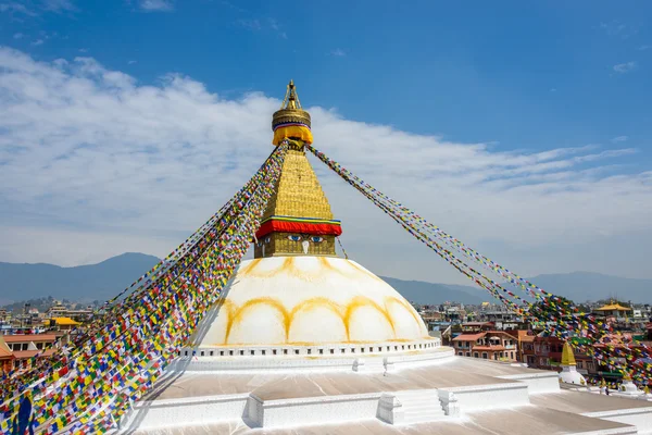 Η Στούπα Boudhanath στο Κατμαντού — Φωτογραφία Αρχείου