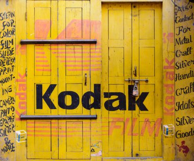 Kodak işareti bir eşya üzerinde