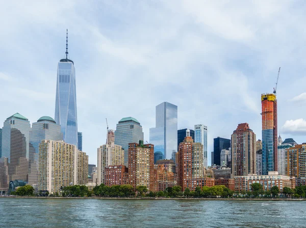 Alsó-Manhattan utca-és városrészlet — Stock Fotó