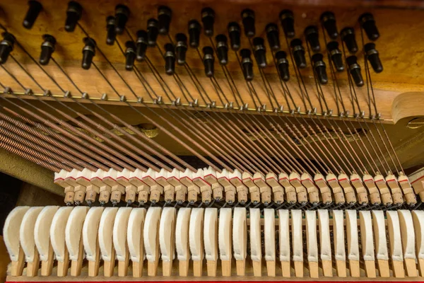 Piyano mekanizması detay — Stok fotoğraf