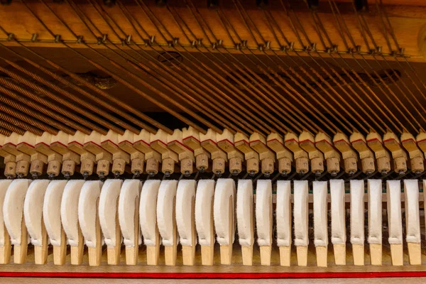 Piyano mekanizması detay — Stok fotoğraf