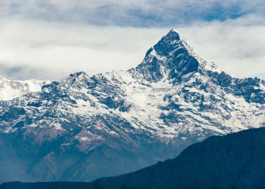 The Machhapuchhre (Fish Tail) in Nepal clipart