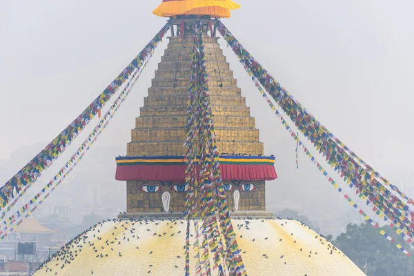 Boudhanath stupa in Kathmandu — Stock Photo, Image