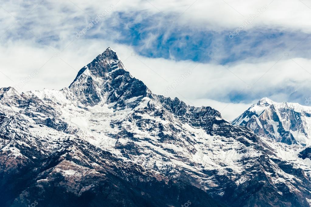 The Machhapuchhre (Fish Tail) in Nepal