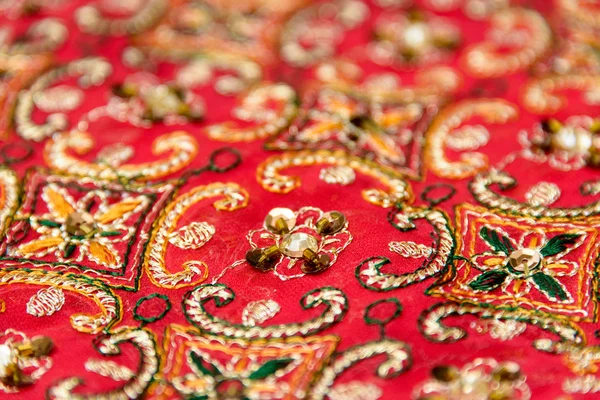 Sari texture detail — Stock Photo, Image