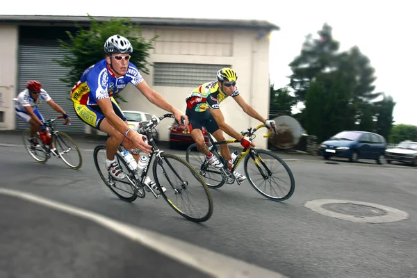 Cykeltävling Banan Och Väg Garn — Stockfoto