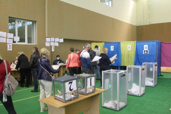 Odessa Ukraine 2020 Eleições Ucrânia Plataforma Eleitoral Para Eleições Vereadores — Fotografia de Stock