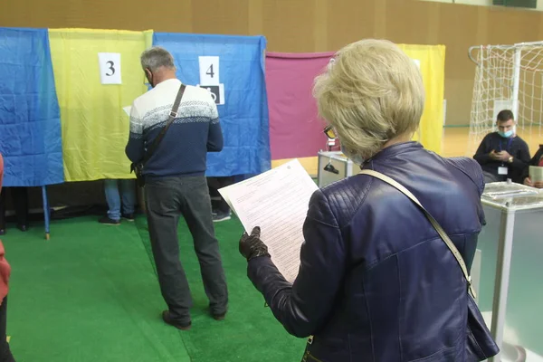 Odessa Ukraine 2020 Eleições Ucrânia Plataforma Eleitoral Para Eleições Vereadores — Fotografia de Stock