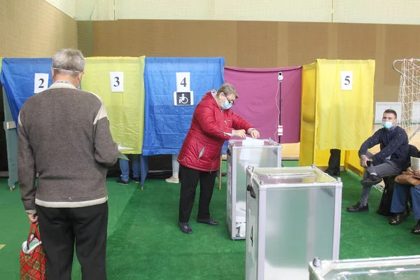 Odessa Ukraine 2020 Eleições Ucrânia Plataforma Eleitoral Para Eleições Vereadores — Fotografia de Stock