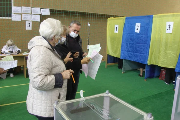 Odessa Ukraine 2020 Eleições Ucrânia Plataforma Eleitoral Para Eleições Vereadores — Fotografia de Stock