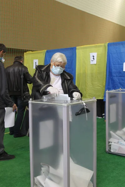 Odessa Ukraine 2020 Elections Ukraine Electoral Platform Elections Local Councilors — Stock Photo, Image