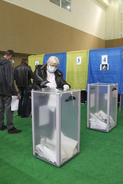 Одесса Украина 2020 Выборы Украине Избирательная Платформа Выборов Местных Советников — стоковое фото