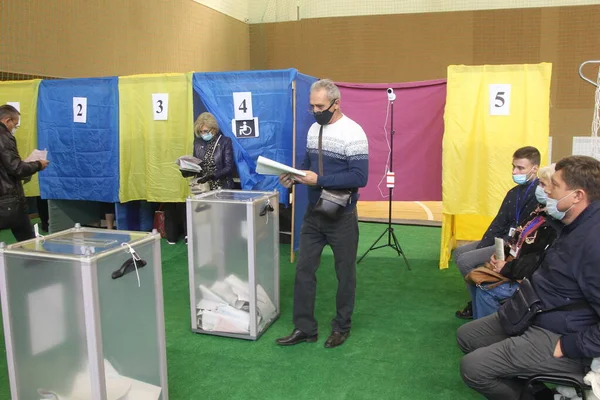 Odessa Ukraine 2020 Eleições Ucrânia Plataforma Eleitoral Para Eleições Vereadores — Fotografia de Stock