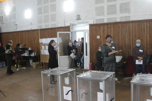 Odessa Ukraine 2020 Eleições Ucrânia Plataforma Eleitoral Para Eleições Vereadores — Fotografia de Stock
