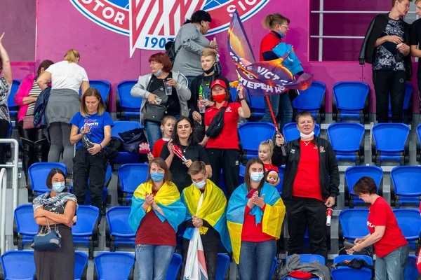 Zaporozhya Ukraine 2020 Champion Von Khimik Juzhny Grün Und Prometey — Stockfoto