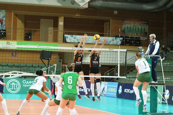 Odessa Ukraine 2020 Voleibol Emocional Feminino Cev Voleibol Cup 2021 — Fotografia de Stock