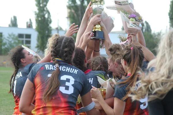 Odessa Ukraina Sierpnia 2020 Puchar Ukrainy Wśród Kobiet Drużyn Rugby — Zdjęcie stockowe