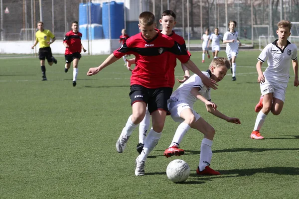 Odessa Ukrayna Nisan 2021 Yerel Çocuk Futbol Takımları Yapay Stadyum — Stok fotoğraf