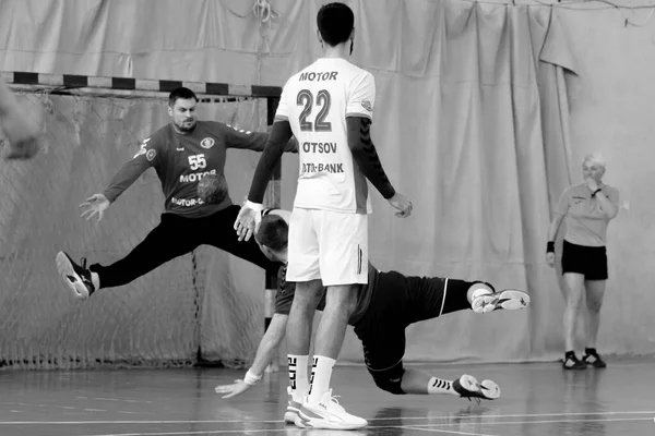 Odessa Ukraine Квітня 2021 Handball Федерація Чоловічого Гандболу України Матч — стокове фото
