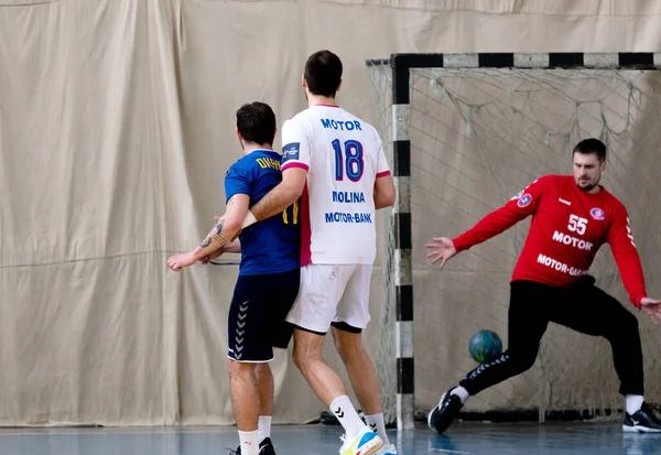 Odessa Ukraine 2021 Handball 우크라이나 핸드볼 오데사 Motor Sich Zaporozhye — 스톡 사진