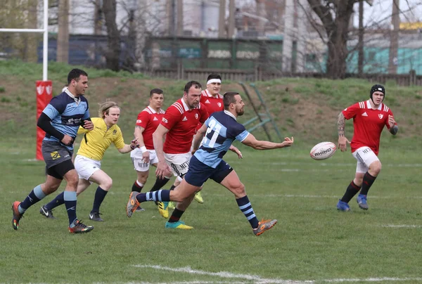 Odessa Ukraine April 2021 Rugby Cup Odessa Polytechnic Derby Blau — Stockfoto