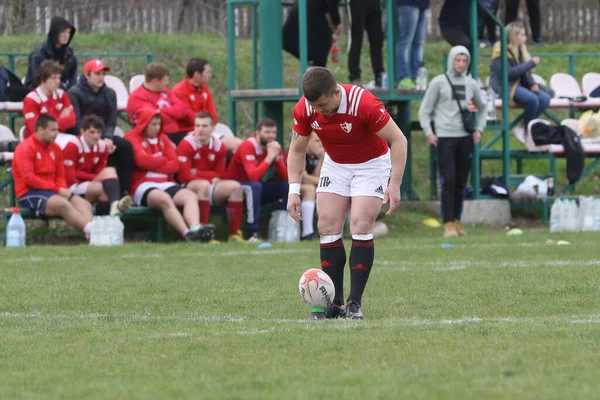 Odessa Ukraine April 2021 Rugby Cup Odessa Polytechnic Derby Blau — Stockfoto