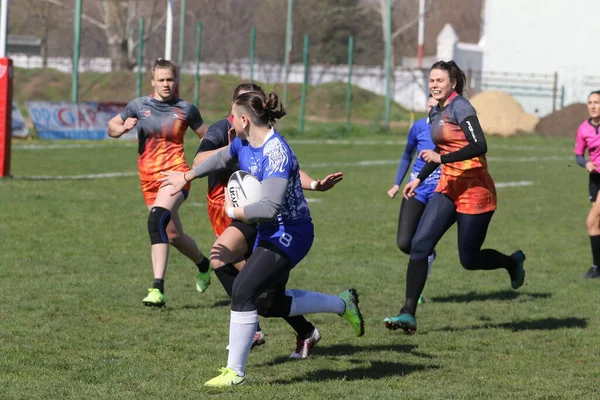 Odessa Ukraine April 2021 Cup Der Frauen Rugbymannschaften Der Ukraine — Stockfoto