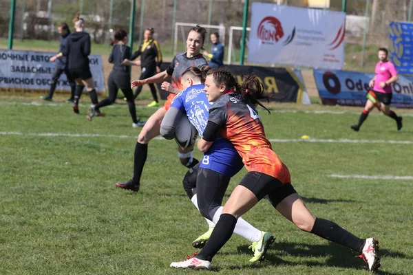 Odessa Ukraine April 2021 Cup Der Frauen Rugbymannschaften Der Ukraine — Stockfoto