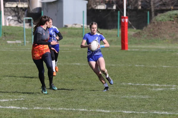 Odessa Ukraine April 2021 Cup Der Frauen Rugbymannschaften Der Ukraine — Stockfoto