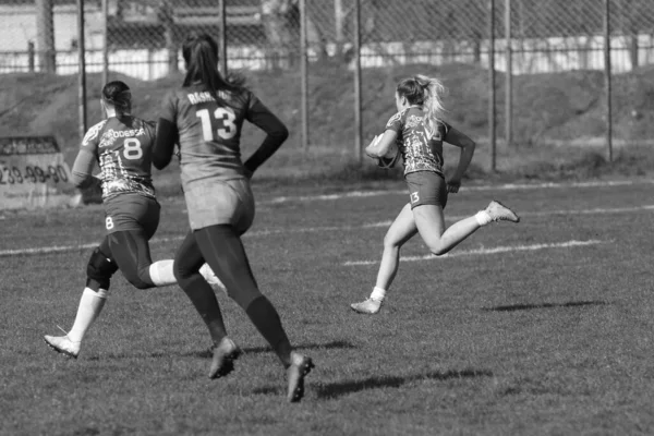 Odessa Ucraina Aprile 2021 Coppa Ucraina Tra Squadre Rugby Femminile — Foto Stock