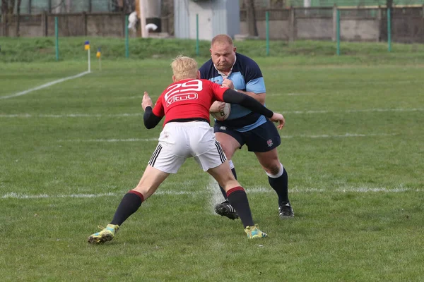 Odessa Ukraine Nisan 2021 Rugby Kupası Odessa Polytechnic Derby Mavi — Stok fotoğraf