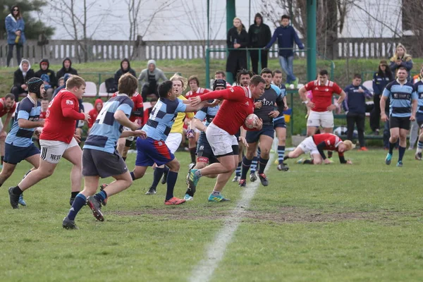 Odessa Ukraine 2021 Április Rögbi Kupa Odessa Polytechnic Derby Kék — Stock Fotó