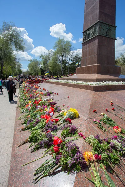 Odessa Ukraine May 2021 Memorial Unknown Sailor Eternal Flame Defers — 스톡 사진