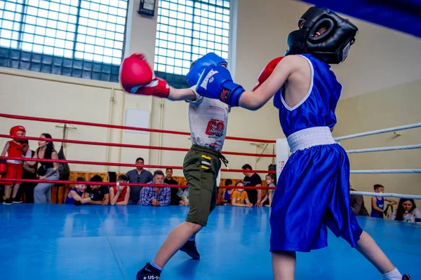 Odessa Ucrânia Maio 2021 Torneios Boxe Entre Crianças Boxe Infantil — Fotografia de Stock